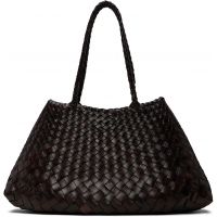 Dragon Diffusion Brown Santa Croce Big Tote 261243F049005