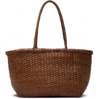 Dragon Diffusion Tan Basket Weave Small Tote 261243F049034