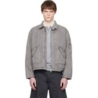 COOR Gray Organic Cotton Washed MK-3 Jacket 261254M180004