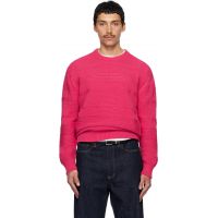 Paul Smith Pink Textured Cotton Sweater 261260M201013
