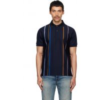 Paul Smith Navy Stripe Cotton Polo 261260M212019