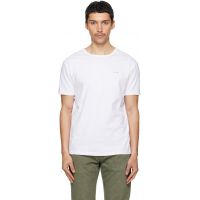 Paul Smith Five-Pack White Organic Cotton Logo Lounge T-shirts 261260M213009