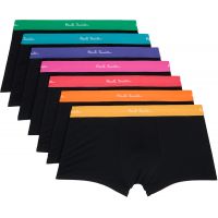 Paul Smith Seven-Pack Multicolor Organic-Cotton Boxer Briefs 261260M216002