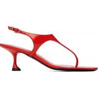 Proenza Schouler Red Tee Thong Heeled Sandals 261288F125003