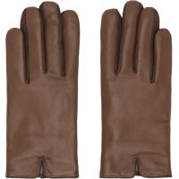 Handsome Stockholm SSENSE Exclusive Brown Essentials Gloves 261298M135002