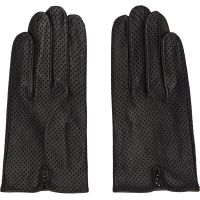 Handsome Stockholm Black Statement Perforated Gloves 261298M135009