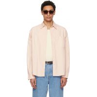 Merz b. Schwanen Pink Button-Down Cotton Oxford Long Sleeve Shirt 261328M192006