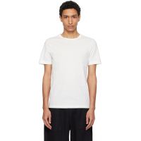 Merz b. Schwanen White 1950s Loopwheeled Classic Fit Lightweight T-shirt 261328M213002