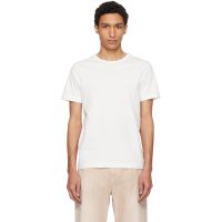 Merz b. Schwanen White 215 Loopwheeled Classic Fit T-shirt 261328M213004
