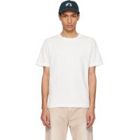Merz b. Schwanen White 2M15 Mid-Century Machine Refined Fit T-shirt 261328M213006