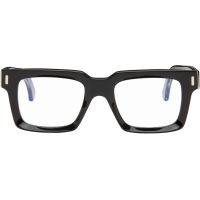Cutler and Gross Black 1386 Square Glasses 261331M133005