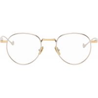 Cutler and Gross Silver & Gold Lennox 1428 Round Optical Glasses 261331M133009