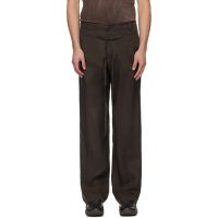 POST ARCHIVE FACTION (PAF) Brown Single Drifter Trousers 261351M191002