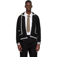 Andersson Bell Black New Fantasia Collar Cardigan 261375M200004