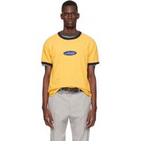 Andersson Bell Yellow Essential ADSB Logo Patch Ringer T-shirt 261375M213008