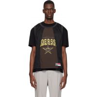 Andersson Bell Black & Brown Basketball Jersey Layered T-shirt 261375M213019