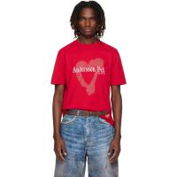 Andersson Bell Red Essential Heart T-shirt 261375M213024