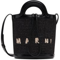 Marni Black Tropicalia Small Bucket Bag 261379F046008
