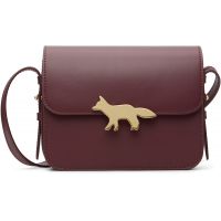 Maison Kitsune Burgundy Edie Bag 261389F048000