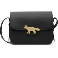 Maison Kitsune Black Edie Large Bag 261389F048005