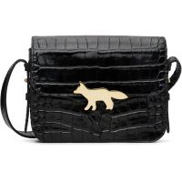 Maison Kitsune Black Edie Bag 261389F048006
