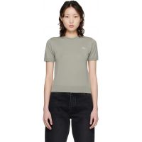 Maison Kitsune Beige Baby Fox Fine Merino Sweater 261389F096004