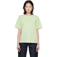 Green Maison Kitsune Handwriting Comfort T-shirt 261389F110024