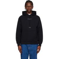 Black Maison Kitsune Paris Comfort Hoodie 261389M202016