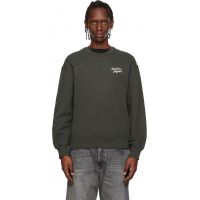 Brown Maison Kitsune Handwriting Comfort Sweatshirt 261389M204019
