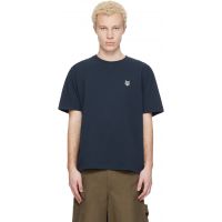 Maison Kitsune Navy Fox Head Comfort T-shirt 261389M213011
