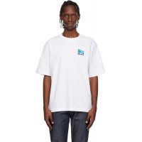 Maison Kitsune White Gallery Fox Oversize T-shirt 261389M213026