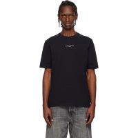 Black Maison Kitsune Paris Comfort T-shirt 261389M213034