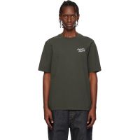 Brown Maison Kitsune Handwriting Comfort T-shirt 261389M213042