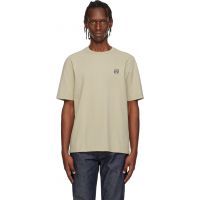 Maison Kitsune Beige Fox Head Comfort T-shirt 261389M213044