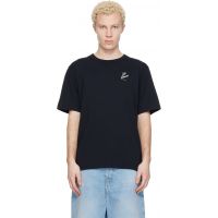 Maison Kitsune Black Cafe Relax T-shirt 261389M213054