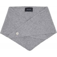 Simone Rocha Gray Embellished Cashmere Neckerchief Scarf 261405F028000