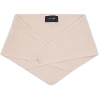 Simone Rocha Pink Embellished Cashmere Neckerchief Scarf 261405F028001