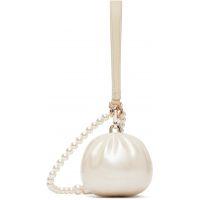 Simone Rocha White Pearl Crossbody Dim Sum Bag 261405F048009