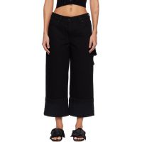 Simone Rocha Black Straight Leg Jeans 261405F069001