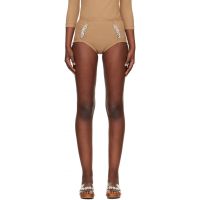 Simone Rocha Beige Sculpt Briefs 261405F074001