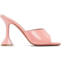 Amina Muaddi Pink Lupita Slipper 95 Heeled Sandals 261415F125004