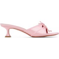 Amina Muaddi Pink Eleonora Slipper 45 Heeled Sandals 261415F125025