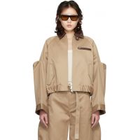 Sacai Beige Cotton Chino Jacket 261445F063008