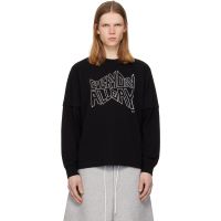 Black geoff sacai Print L/S T-shirt 261445M213018