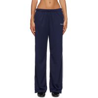 Sporty & Rich Navy Signature Logo Retro Track Pants 261446F086011