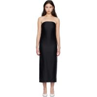Loulou de Saison Black GIULIA Bustier Midi Dress 261473F054002