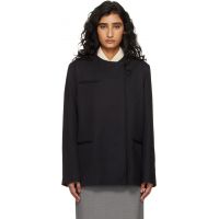 Loulou de Saison Black Bono Asymmetric Blazer 261473F057001