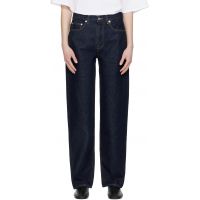 Loulou de Saison Navy Samur LDS Boyfriend Organic Denim Jeans 261473F069001