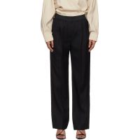 Loulou de Saison Black Takaroa LDS Elasticated Waistband Trousers 261473F087001