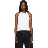 Loulou de Saison White Sami Halter Blouse 261473F107006